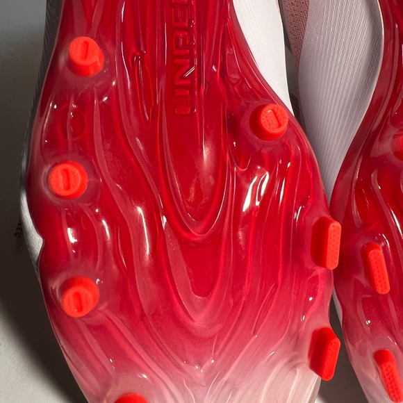 Under Armour Command MC Red and White Athletic Sneakers NWOT - Picture 8 of 8